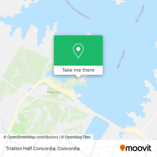 Triatlon Half Concordia map