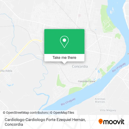 Mapa de Cardiologo-Cardiologo Forte Ezequiel Hernán