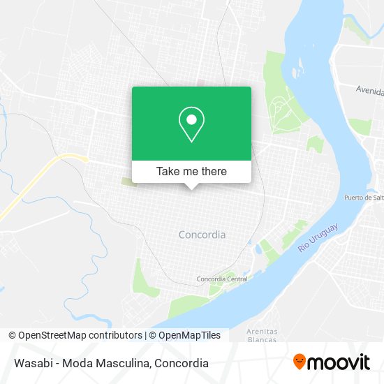 Wasabi - Moda Masculina map