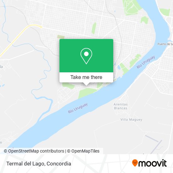 Mapa de Termal del Lago