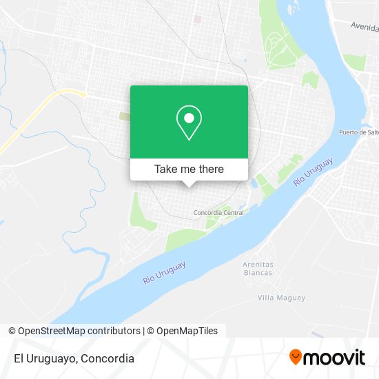 Mapa de El Uruguayo