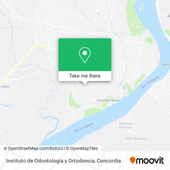 Instituto de Odontología y Ortodoncia map