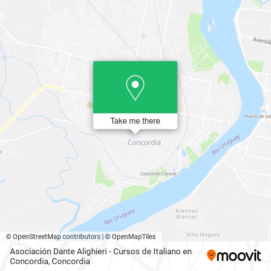 Asociación Dante Alighieri - Cursos de Italiano en Concordia map