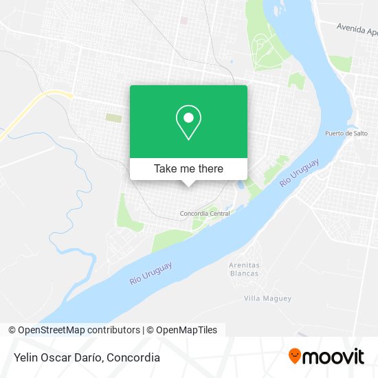 Yelin Oscar Darío map