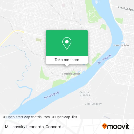 Mapa de Millicovsky Leonardo