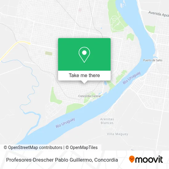 Profesores-Drescher Pablo Guillermo map