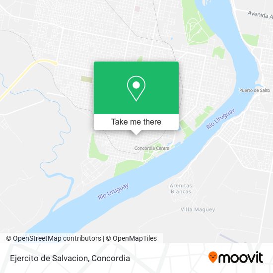 Ejercito de Salvacion map