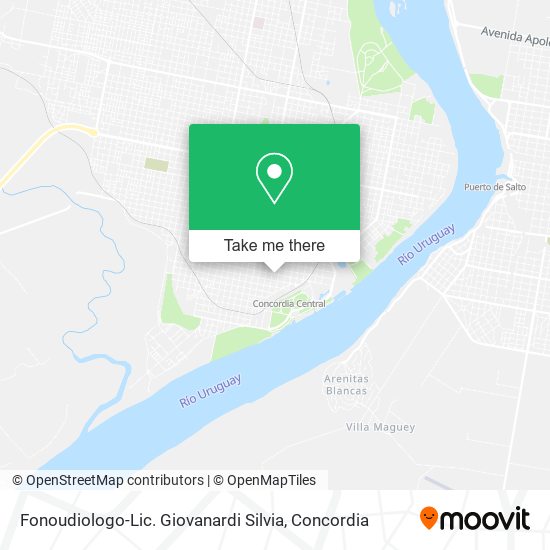 Mapa de Fonoudiologo-Lic. Giovanardi Silvia