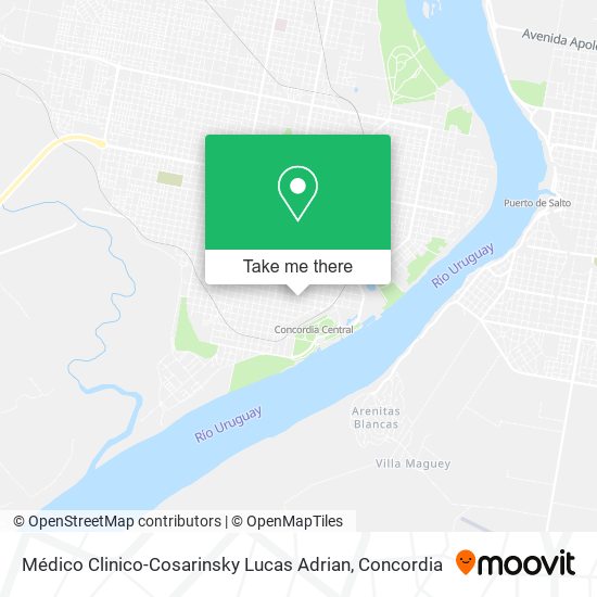 Médico Clinico-Cosarinsky Lucas Adrian map