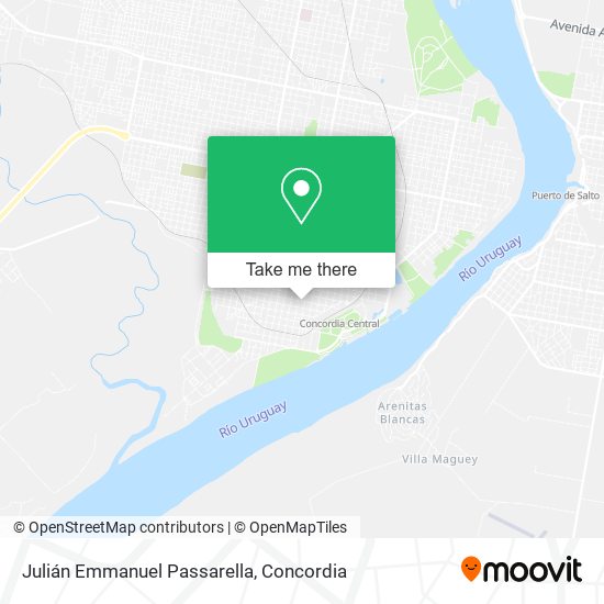 Julián Emmanuel Passarella map