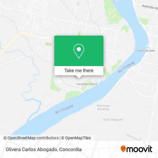 Olivera Carlos Abogado map