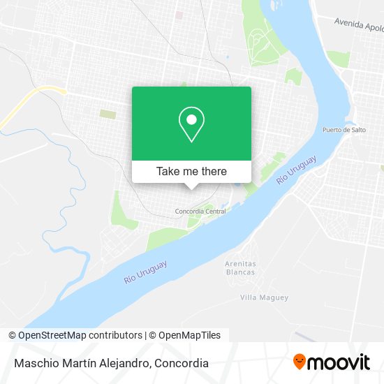 Maschio Martín Alejandro map
