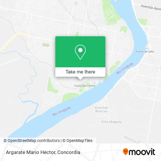 Mapa de Argarate Mario Héctor