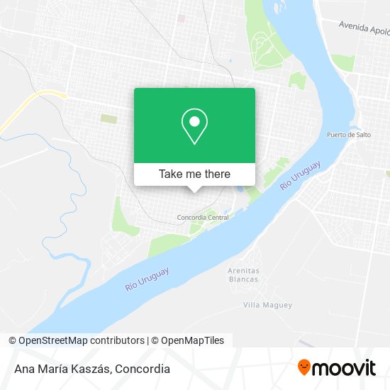 Mapa de Ana María Kaszás