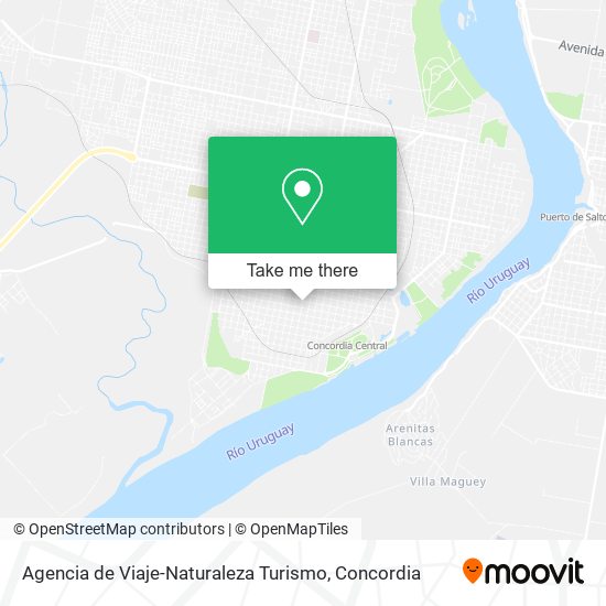 Mapa de Agencia de Viaje-Naturaleza Turismo