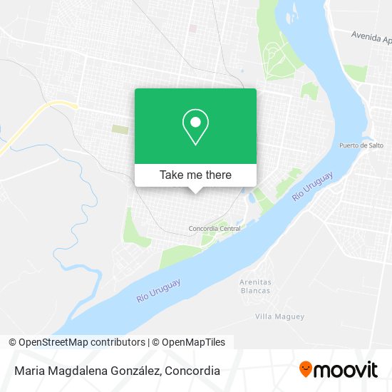 Maria Magdalena González map