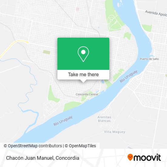 Chacón Juan Manuel map