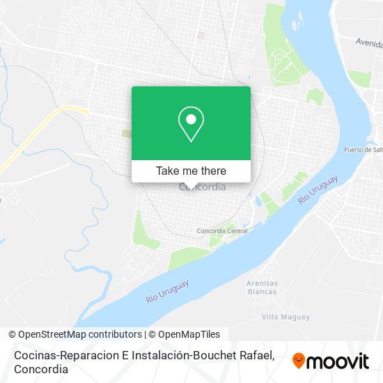 Cocinas-Reparacion E Instalación-Bouchet Rafael map
