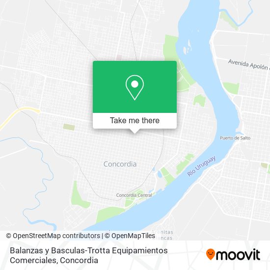 Mapa de Balanzas y Basculas-Trotta Equipamientos Comerciales