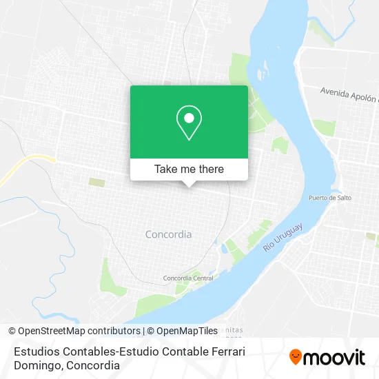 Estudios Contables-Estudio Contable Ferrari Domingo map