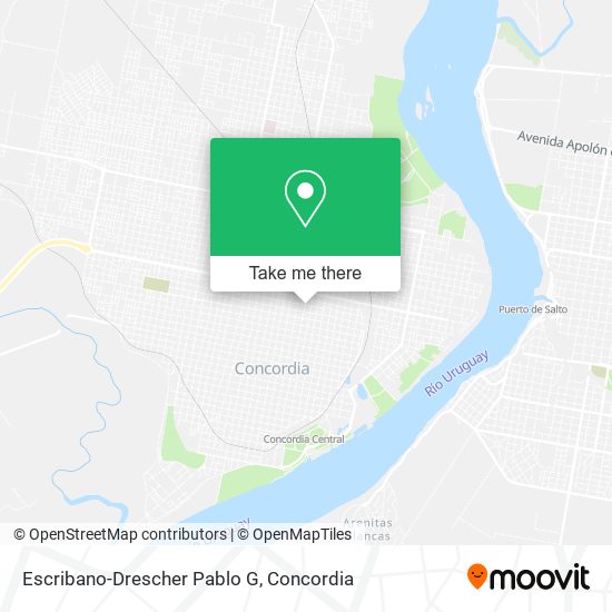 Mapa de Escribano-Drescher Pablo G