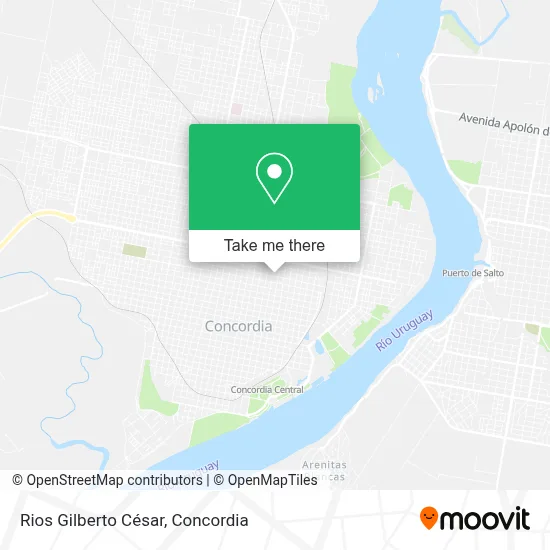 Rios Gilberto César map