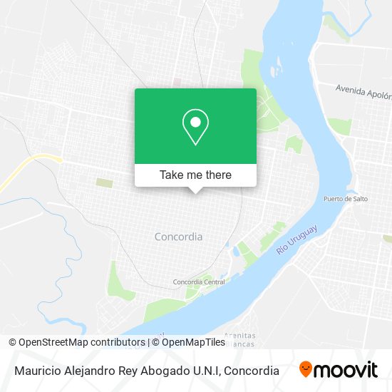 Mauricio Alejandro Rey Abogado U.N.I map