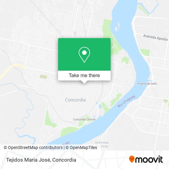 Tejidos Maria José map