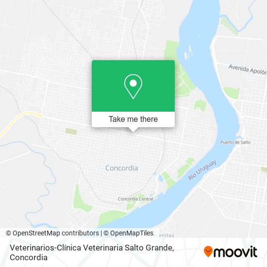 Veterinarios-Clínica Veterinaria Salto Grande map