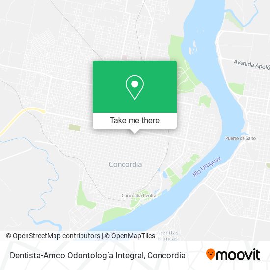 Dentista-Amco Odontología Integral map