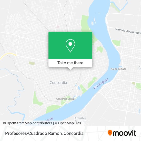 Mapa de Profesores-Cuadrado Ramón
