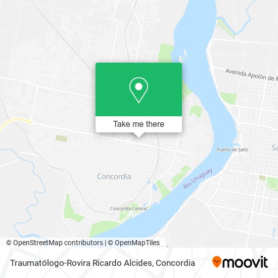 Mapa de Traumatólogo-Rovira Ricardo Alcides