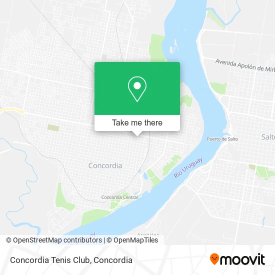 Concordia Tenis Club map