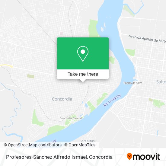 Profesores-Sánchez Alfredo Ismael map