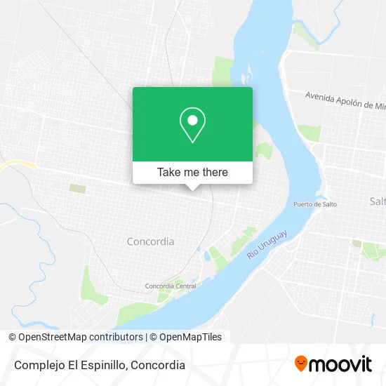 Complejo El Espinillo map