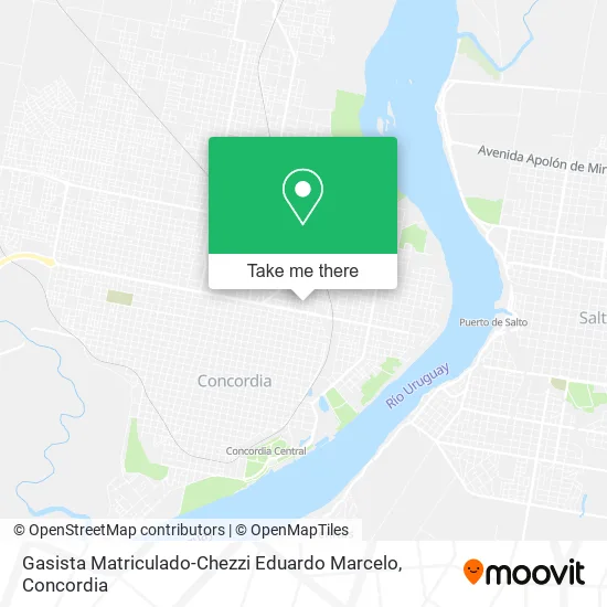 Gasista Matriculado-Chezzi Eduardo Marcelo map