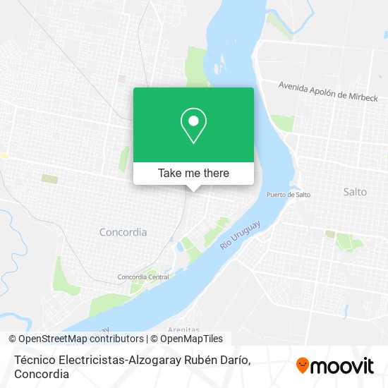 Técnico Electricistas-Alzogaray Rubén Darío map