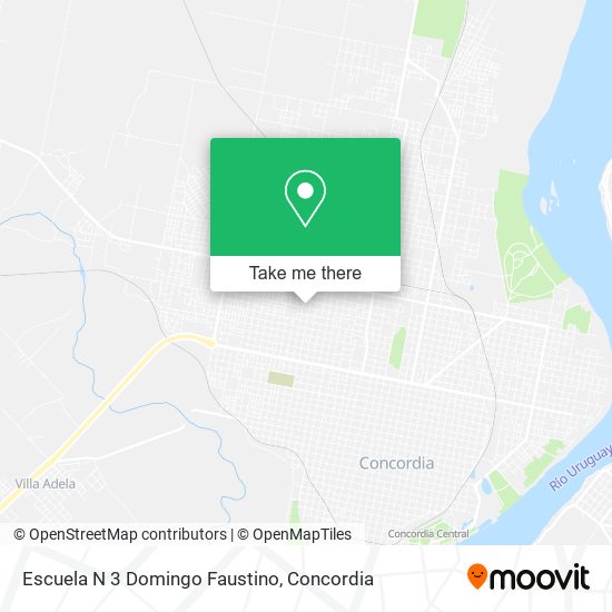 Escuela N 3 Domingo Faustino map