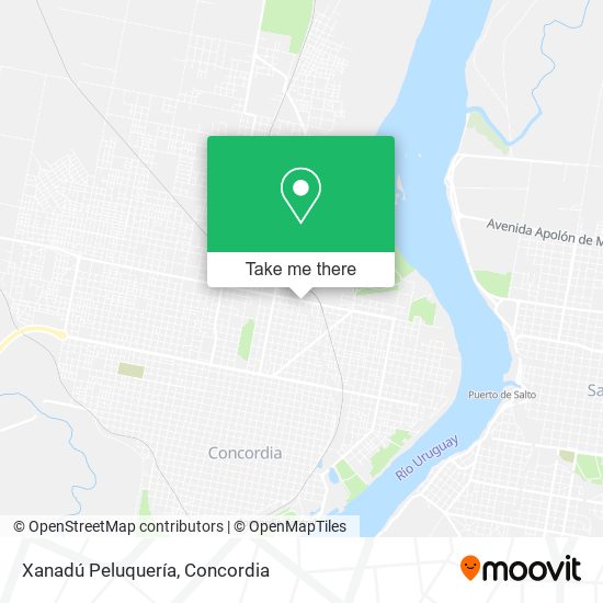 Xanadú Peluquería map