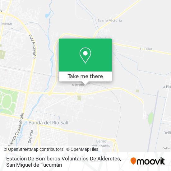 Estación De Bomberos Voluntarios De Alderetes map