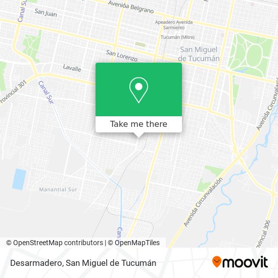 Desarmadero map