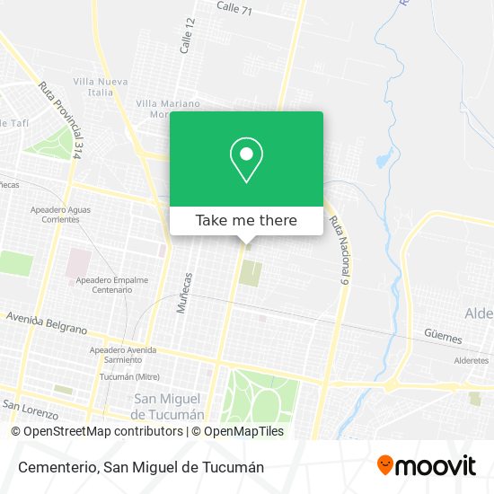 Cementerio map