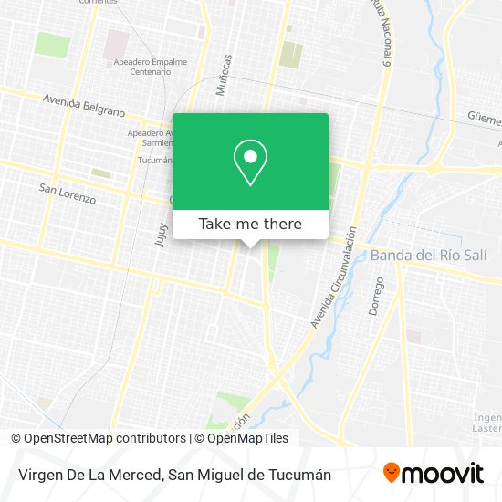 Mapa de Virgen De La Merced