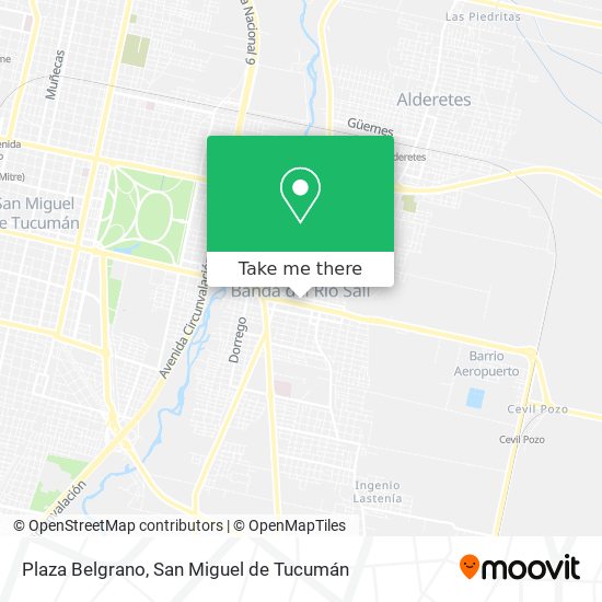 Plaza Belgrano map