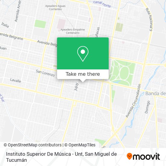Instituto Superior De Música - Unt map
