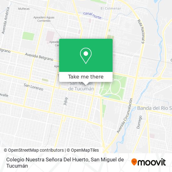 Colegio Nuestra Señora Del Huerto map