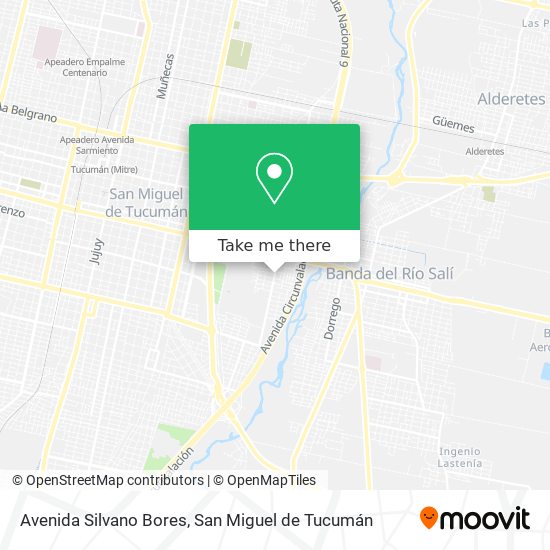 Avenida Silvano Bores map