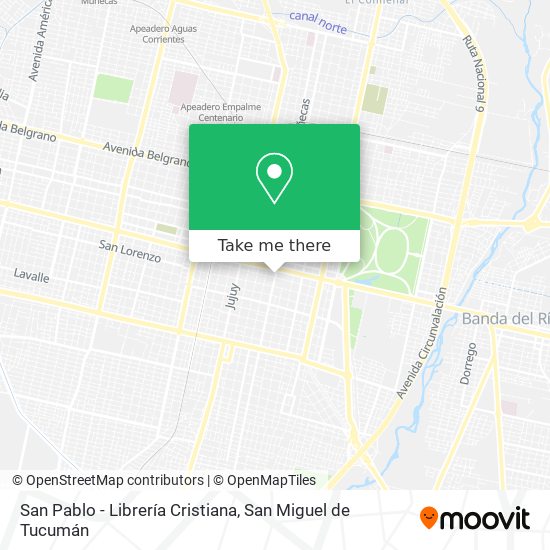 San Pablo - Librería Cristiana map