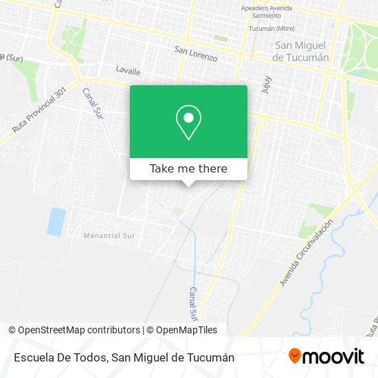 Mapa de Escuela De Todos