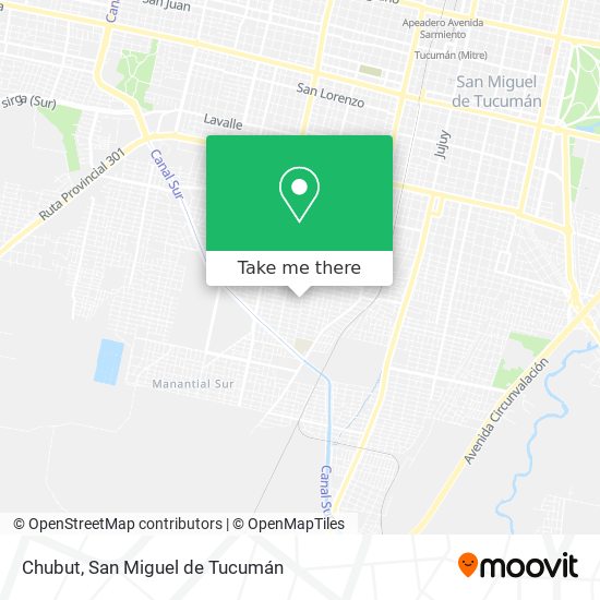 Chubut map